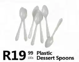Take 'n Pay Plastic Dessert Spoons offer