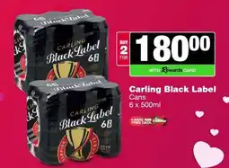 Spar Tops Carling Black Label offer