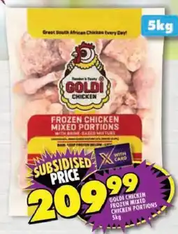 Shoprite Goldi chicken frozen mixed chicken portions offer