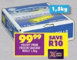 Shoprite Pastry pride frozen sausage rolls offer