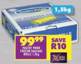 Shoprite Pastry pride frozen sausage rolls offer