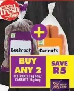 Shoprite Beetroot or Carrots offer