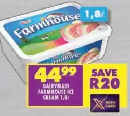 Shoprite Dairymaid farmhouse ice cream offer