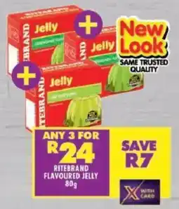Shoprite Ritebrand flavoured jelly offer