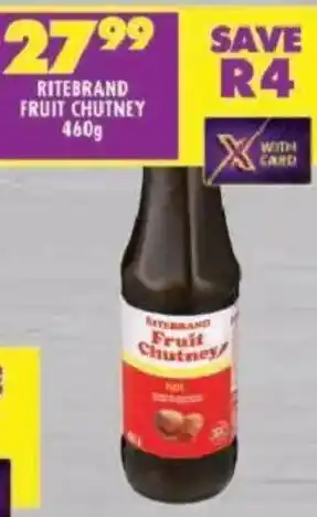 Shoprite Ritebrand fruit chutney offer