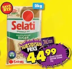 Shoprite Selati golden brown sugar offer