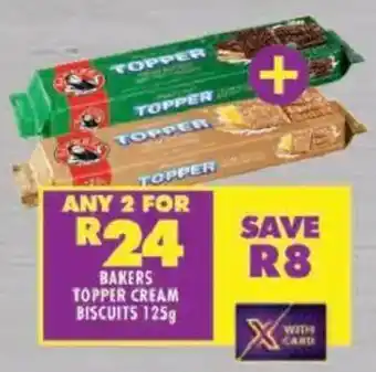 Shoprite Bakers topper cream biscuits offer