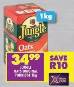 Shoprite Jungle oats original porridge offer