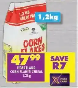 Shoprite Heartland corn flakes cereal offer