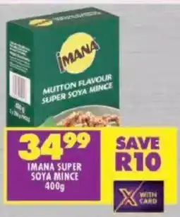 Shoprite Imana super soya mince offer