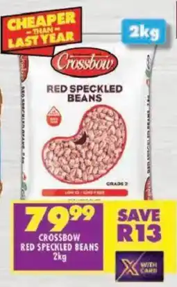 Shoprite Crossbow red speckled beans offer