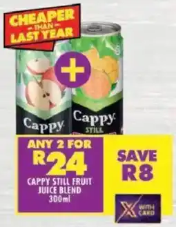 Shoprite Cappy still fruit juice blend offer