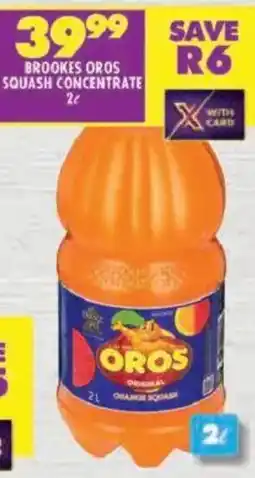 Shoprite Brookes oros squash concentrate offer