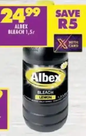 Shoprite Albex bleach offer