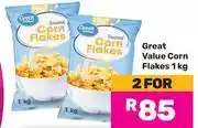 Game Great Value Corn Flakes-For 2 x 1Kg offer