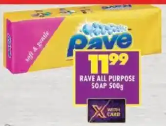 Shoprite Rave all purpose soap offer