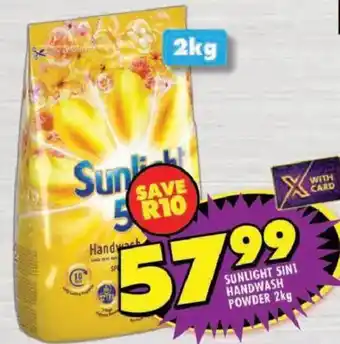 Shoprite Sunlight 5in1 handwash powder offer