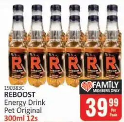KitKat Cash and Carry Reboost Energy Drink Pet Original offer