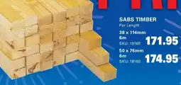 Cashbuild Sabs Timber offer