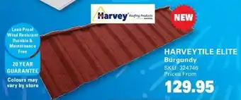 Cashbuild Harveytile Elite Burgundy offer