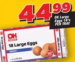 OK Grocer OK Large Eggs offer