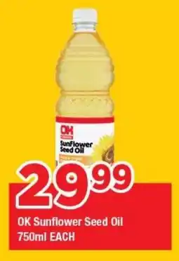 OK Grocer OK Sunflower Seed Oil offer