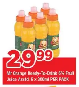 OK Grocer Mr Orange Ready-To-Drink 6% Fruit Juice offer