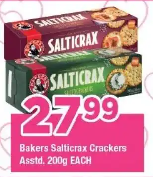OK Grocer Bakers Salticrax Crackers offer
