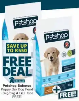 Checkers Petshop Science Puppy Dry Dog Food offer