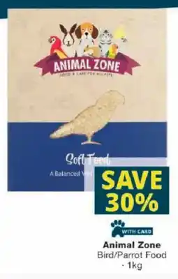 Checkers Animal Zone Bird/ Parrot Food offer
