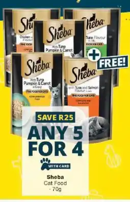 Checkers Sheba Cat Food offer