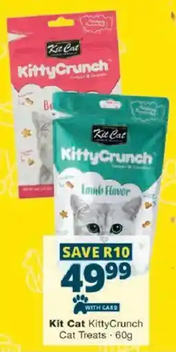 Checkers Kit Cat KittyCrunch Cat Treats offer