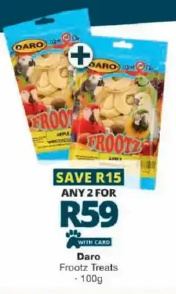 Checkers Daro Frootz Treats offer