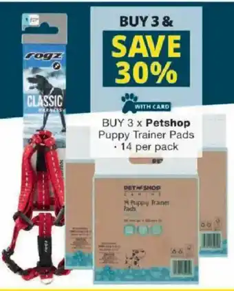 Checkers Petshop Puppy Trainer Pads offer