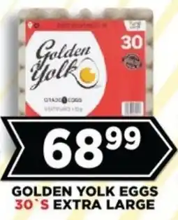 Goal Supermarket Golden yolk eggs extra large offer