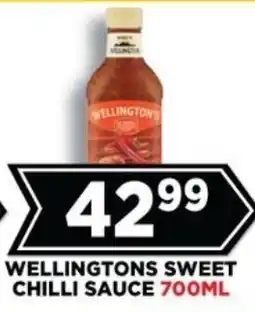 Goal Supermarket Wellingtons sweet chilli sauce offer