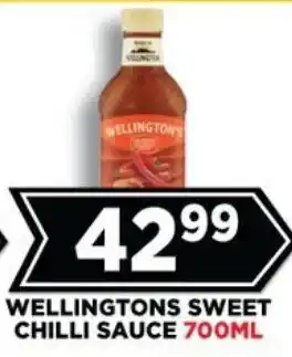 Goal Supermarket Wellingtons sweet chilli sauce offer