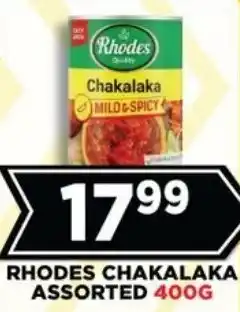 Goal Supermarket Rhodes chakalaka assorted offer