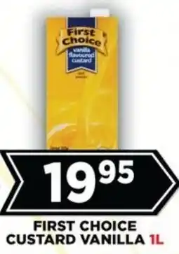 Goal Supermarket First choice custard vanilla offer