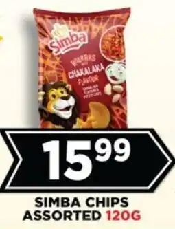 Goal Supermarket Simba chips assorted offer