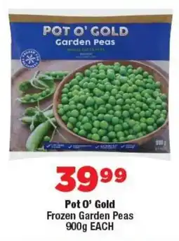 OK MiniMark Pot O' Gold Frozen Garden Peas offer