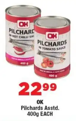 OK MiniMark OK Pilchards offer