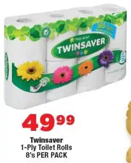 OK MiniMark Twinsaver 1-Ply Toilet Rolls offer