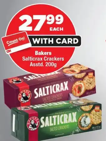 OK MiniMark Bakers Salticrax Crackers offer