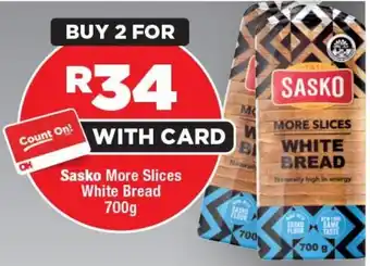 OK MiniMark Sasko More Slices White Bread offer