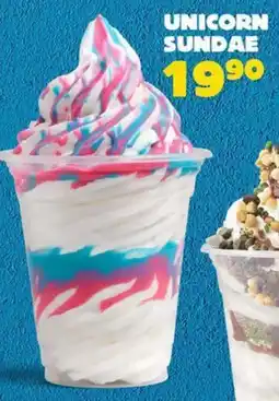 Hungry Lion Unicorn sundae offer