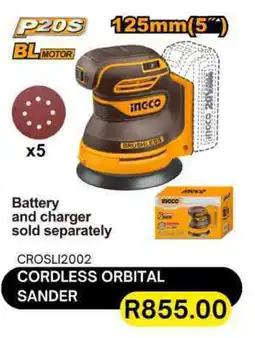 Legacy Industrial Supplies Ingco cordless orbital sander offer
