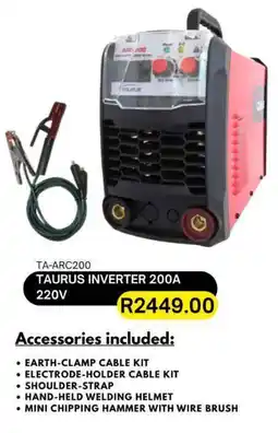 Legacy Industrial Supplies Taurus inverter 200A 220V offer
