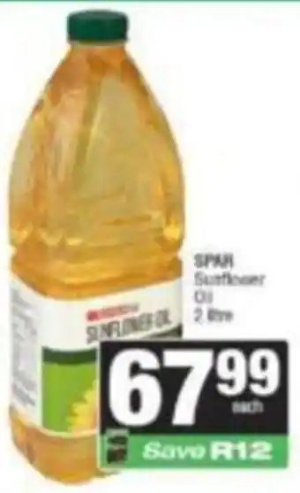 KwikSpar SPAR Sunflower Oil offer