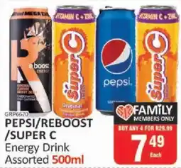 KitKat Cash and Carry Pepsi/ reboost/ super c energy drink assorted offer